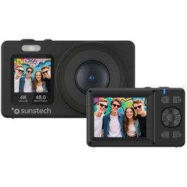Sunstech Cámara Digital Deportiva DCAM4825 48MP Zoom Óptico 18x Negra